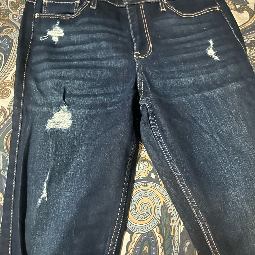 Distressed Blue Women's Jeans